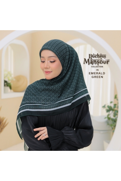 BAWAL PRINTED MANSOOR - EMERALD GREEN